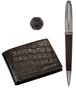 ست کیف و خودکار و دکمه سردست سانتانوره کدSET 1-121